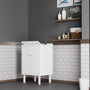 Uniko Series Lavabo Exterior 60x50x85 cm Mueble de Baño Prefabricado - Product Image 4
