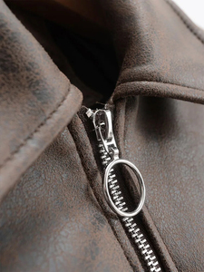 Chaqueta Bomber Personalizada con Diamantes de Imitación, Chaqueta de Béisbol Bordada con Letras Vintage - Product Image 3