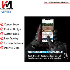 ถุงมือป้องกันสำหรับขี่มอเตอร์ไซค์ กันน้ำ หนา อุ่น กันลื่น รองรับหน้าจอสัมผัส อุปกรณ์ฤดูหนาวสำหรับนักขี่มอเตอร์ไซค์ - Product Image 4