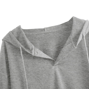 Venta al por mayor logotipo personalizado mujer algodón recortado Sudadera con capucha diseño de lujo corto invierno Crop Top Sudadera con capucha bolsillo delantero logotipo trasero posición - Product Image 4