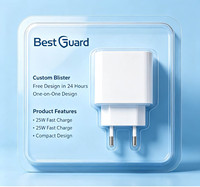 Empaque Personalizado Tipo Blister para Cables y Cargadores USB, Bandeja Transparente de PET