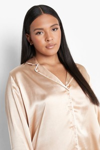 ชุดชุดนอนผ้าไหมสำหรับผู้หญิง,ชุดนอนผ้าไหมเซ็กซี่ชุดนอนซาตินชุดใส่อยู่บ้านชุดใส่นอนทรงหลวมสำหรับผู้หญิงฤดูใบไม้ผลิฤดูร้อน - Product Image 3