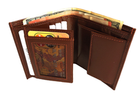 Dompet Kulit Minimalis Tipis Pria BI FOLD Anti Pembajakan Kartu Saku Depan Dompet Kulit Minimalis Custom
