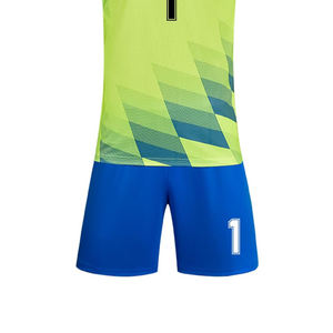 Uniforme de fútbol de color sólido de calidad superior para venta en línea al por mayor personalizado transpirable deportes sublimación Conjunto de camiseta de fútbol - Product Image 6