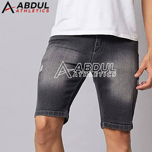 กางเกงยีนส์ขาสั้นคุณภาพสูง กางเกงยีนส์ขาสั้นลำลอง กางเกงยีนส์ขาสั้นราคาถูก สำหรับขายออนไลน์ ผลิตในปากีสถาน - Product Image 5