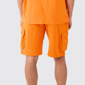 Conjuntos de Ropa Urbana de Invierno para Hombre de Alta Calidad, Transpirables, Casuales, Pantalones Cortos Tipo Polo, Tela Satinada, Secado Rápido, Colores Sólidos Personalizables, 100% - Product Image 4