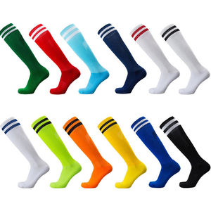 Chaussettes de sport bleu d'usine OEM High Crew Chaussettes antidérapantes à impression longue pour le baseball, le football et la saison d'automne. - Product Image 1