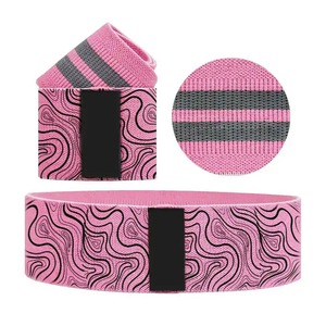 Bandas de Resistencia para Glúteos de Alta Resistencia Antideslizantes, Bandas Elásticas de Tela para Ejercicios de Piernas y Glúteos en el Gimnasio - Product Image 4