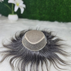 Mirage วิกผมมนุษย์ลูกไม้ด้านหน้า100% 10x8ฐานผิวธรรมชาติสวมใส่ง่ายไม่ผ่าตัดผมร่วงโซลูชันประหลาดคลื่นลึก - Product Image 5