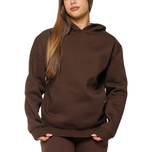 Venta al por mayor Mujeres Sudaderas de gran tamaño Sudaderas con capucha de lana Logotipo personalizado Sudadera con capucha unisex Sudaderas con capucha casuales de las mujeres - Product Image 1