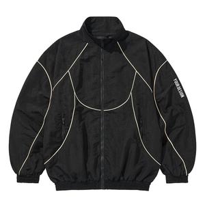 Chaqueta Deportiva Retro Personalizada con Cierre, Chaqueta Ligera de Nailon con Forro de Malla, Cortavientos para Hombre - Product Image 6