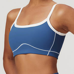 Conjunto de Yoga Sexy y Cómodo de Secado Rápido, Transpirable, Ecológico, con un Solo Hombro Descubierto, Cintura Elástica de Cuatro Hilos y Logotipo Frontal - ¡Venta Caliente! - Product Image 5