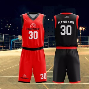 Camiseta de baloncesto Reversible juvenil para hombre, camisetas de rendimiento atlético, número de nombre de equipo personalizado, precio al por mayor - Product Image 2