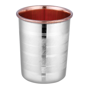 High Quality Gorgeous look pure <b>Copper</b> tumbler glass <b>cup</b> for water decorated tumbler large custom for drinking ware - Product Image 1