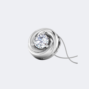 Collar Solitario con Diamante Redondo de 0.80CTW con Engaste de Puntas - Product Image 5