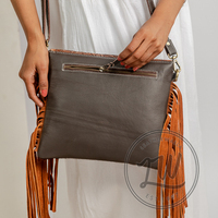LW Trending 2024 Sac à bandoulière en cuir véritable pour femmes Mode bon marché Vente en gros Motif géométrique portable pour le printemps et l'hiver