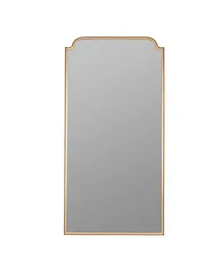 Notched Top Edges Wall Mirror Brings Out The Artisan Feel Of A Wall Mirror Designed For Impact