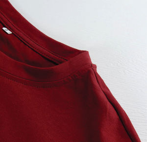 100% coton hommes T-Shirt élégant à manches courtes mode décontractée avec imprimé brodé tricoté Design coupe ample femmes Pick - Product Image 4