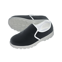Sepatu keselamatan disipatif statis dengan penutup jari kaki baja anti licin sol PU properti bagus ESD produk bagus di Korea