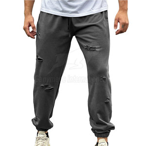 Pantalones Jogger Casuales de Lona para Hombre, Corte Medio, Estilo Desgastado, de Secado Rápido y Ajuste Cómodo - Product Image 5