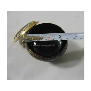 เครื่องเผาถ่านชาร์โคลสีดำทรงชามโบราณจากอินเดีย - Product Image 4