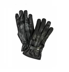 Men's Luxury Black Sheepskin Leather <b>Gloves</b> High Quality <b>Waterproof</b> Genuine Leather for Outdoor Driving Touchscreen Casual - Product Image 1
