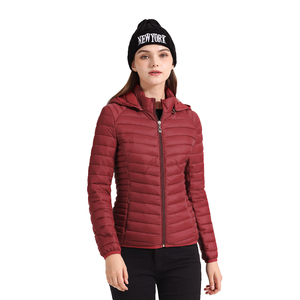 Dernière veste d'équitation pour femmes coupe ajustée doudoune couleur unie fermeture éclair respirante et belle prix de gros - Product Image 1