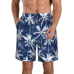 กางเกงว่ายน้ำชายลายทางคลาสสิก กางเกงชายหาดคุณภาพสูง ระบายอากาศได้ดี ออกแบบได้ตามต้องการ - Product Image 1