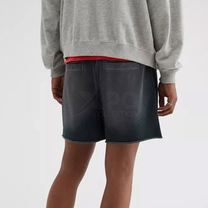 Short en jean délavé sur mesure High Street couleur unie nouveau style pour une utilisation en salle de sport fabriqué au Pakistan - Product Image 6