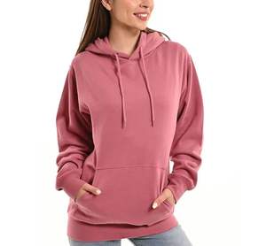 Sudadera con capucha extragrande de manga larga para mujer con logo en la parte delantera y trasera, con bolsillos, sudaderas ligeras de algodón para mujer. - Product Image 3