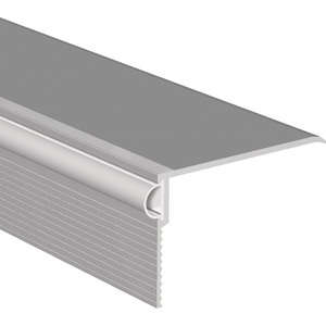 Riel de renovación ARP 70 de 1800 mm de longitud y 70 mm de ancho, de aluminio anodizado plateado, para atornillar tiradores y pomos de muebles, producto ELLEN - Product Image 1