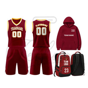 Ensemble d'uniformes de sport pour hommes entièrement personnalisable, respirant, impression numérique personnalisée, polyester/coton, léger, séchage rapide, été - Product Image 2