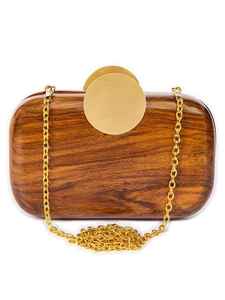 Bolsos de Madera Hechos a Mano en India, Bolsos de Mano de Madera, Bolsos de Hombro Tipo Clutch, Bolsos Cruzados Tipo Clutch - Product Image 2