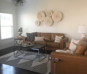 Juego de 3 sombreros de Juju africanos bohemios hechos a mano en blanco/crema/Marfil, decoración de pared, tapices de bambú para decoración del hogar - Product Image 4