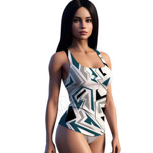 Camiseta sin Mangas para Mujer, Elegante, con Logotipo Tejido en la Parte Delantera, Transpirable y Cómoda, Corte Ajustado, para Uso en Interiores y Exteriores - Product Image 1