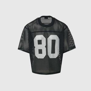 Fabricants de maillots de football américain de haute qualité Sublimation en maille respirante Street Wear Séchage rapide - Product Image 5