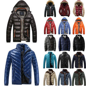 Veste d'hiver personnalisée OEM pour hommes Manteau matelassé de haute qualité à capuche, léger, grande taille, bulle épaisse, pour l'extérieur - Product Image 4