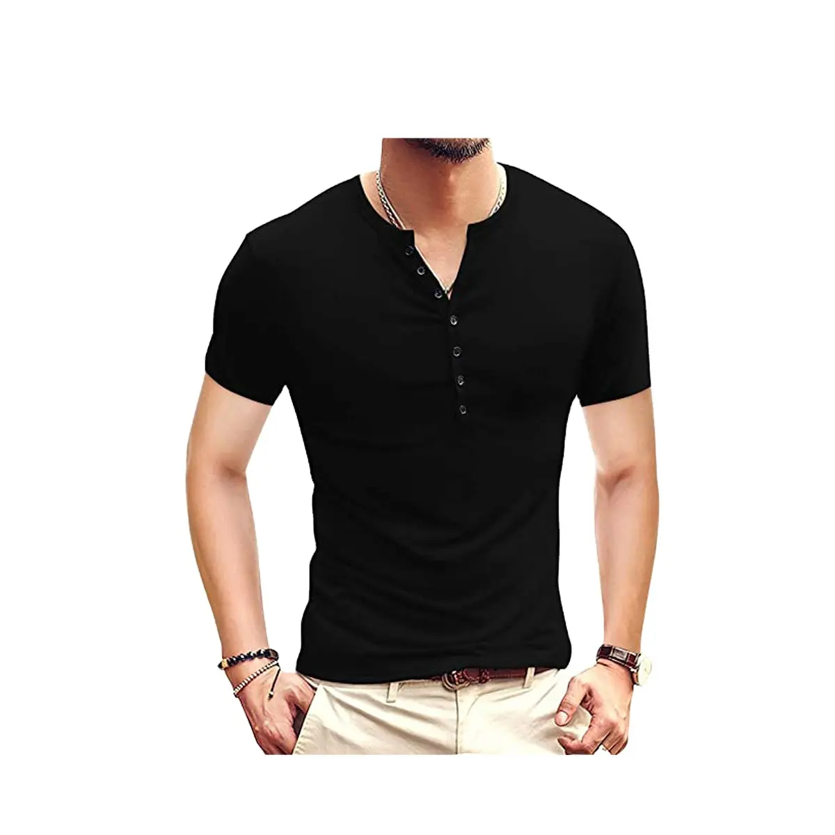 Herren T-Shirt Custom Design Knopf T-Shirt Drucken Logo Knopfleiste Baumwolle T-Shirt MOQ 2 Pcs 160 Gsm Casual Menge Baumwolle Unisex
