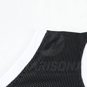 Maillot de basketball grande taille, faible MOQ, best-seller, 100 % polyester, séchage rapide, sans manches, prix bas, nouveau style, qualité supérieure - Product Image 3