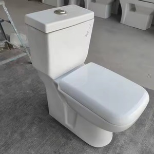 Australie Filigrane Europe CE Standard Forme Carrée Toilette Dos Au Mur Deux Pièces P-trap WC Sans Monture Flush Nano Toilette En Céramique - Product Image 1