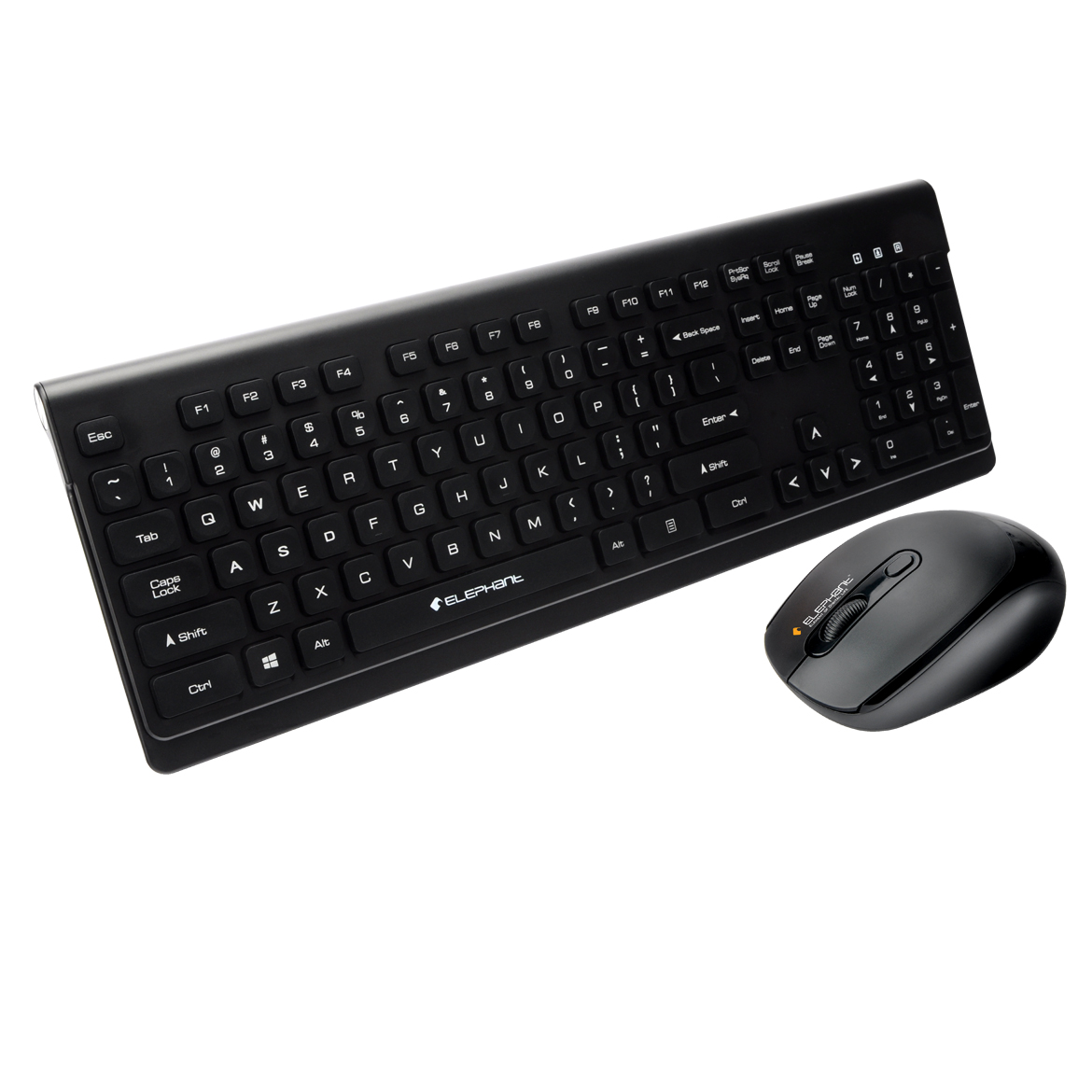 Ультратонкая полноразмерная беспроводная Многоязычная клавиатура и мышь с 109 клавишами и шоколадной кнопкой для комбинированного набора