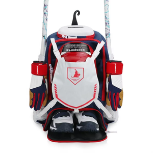 Sac d'équipement de baseball ReadyTeam personnalisé OEM avec compartiment séparé pour chaussures, plusieurs poches pour équipement, impression par sublimation, capacité de 36 à 55 L - Product Image 1
