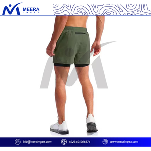 Short pour homme Séchage rapide Respirant Confortable Sportswear Short d'été pour la course, l'entraînement, l'entraînement, les voyages et la mode décontractée - Product Image 2
