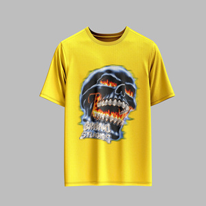 เสื้อยืดลำลองระบายอากาศพิมพ์ลายได้หลายสีเสื้อยืดคุณภาพสูงสำหรับผู้ชายเสื้อยืดชุดกีฬาและแฟชั่น - Product Image 5