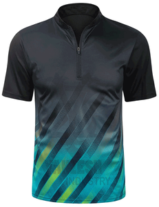 เสื้อกอล์ฟแขนสั้นผ้าฝ้ายใยไผ่ 220 กรัม รุ่นซัมเมอร์ 2023 ลายเรียบ ซิปครึ่งตัว แห้งเร็ว ระบายอากาศได้ดี ผ้าถัก - Product Image 6