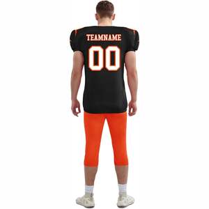 เสื้อฟุตบอลอเมริกันแบบสั่งทำขายส่ง ทรงโอเวอร์ไซส์ สำหรับผู้ใหญ่ ระบายอากาศได้ดี แขนสั้น เหมาะสำหรับการฝึกซ้อม - Product Image 6