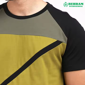 เสื้อยืดลำลองผู้ชายทรงหลวมราคาถูก ระบายอากาศได้ดี เป็นมิตรกับสิ่งแวดล้อม ผลิตจากโพลีเอสเตอร์/คอตตอน 210 กรัม ยี่ห้อ Behram International ขายส่ง - Product Image 4