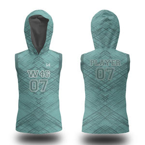 ชุดเครื่องแบบมีฮู้ดสำหรับเด็กผู้หญิง100% ชุดผ้าโพลีเอสเตอร์ธง7on7ฟุตบอลระบายอากาศได้ปรับแต่งได้ตามต้องการ - Product Image 5