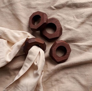 Luxury <b>Wooden</b> Napkin <b>Rings</b> <b>for</b> Hotel and Restaurant Use - Product Image 2