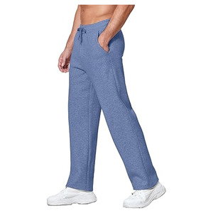 Pantalon de survêtement pour homme avec cordon de serrage, design écologique, respirant, polyester/coton, impression de logo personnalisée, hiver, grammage lourd - Product Image 5